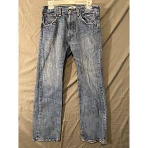 Vintage Levi's 501 Jeans Men's 32 x 30 Button Fly Blue Denim Cotton Straight